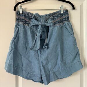 Anthropologie, Paper Bag Shorts, Size S